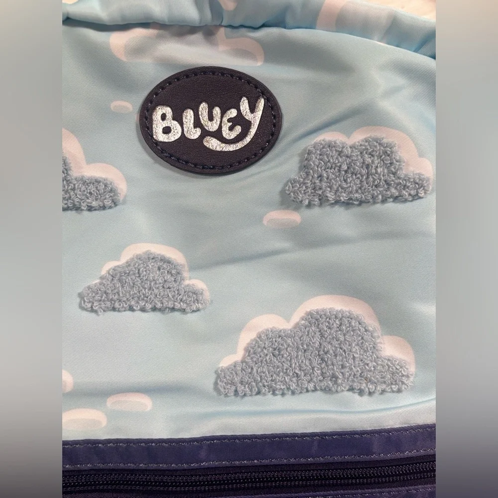 Bluey Scenic Backpack With Bluey Plush NWT